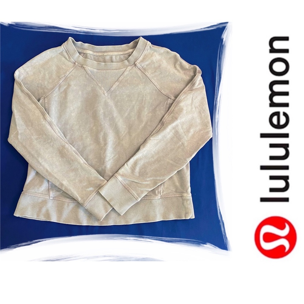 Lululemon Light Gray Pullover Sweater Small - image 1